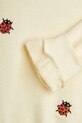Mini Rodini bluza bawełniana dziecięca Ladybugs 2522010711 beżowy