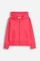 Coccodrillo bluza dziecięca z kapturem różowy WC5132401VGA