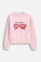 Pulover Coccodrillo WC5132101HGK roza SS25