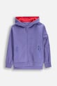 Dječja dukserica Lemon Explore s kapuljačom ljubičasta WL5132401ACG