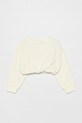 Pinko hanorac de bumbac pentru copii KFFE002.C.FT002 bej SS25