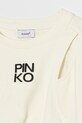 Fete Pinko hanorac de bumbac pentru copii KFFE002.C.FT002 bej
