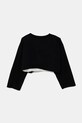 Детская хлопковая кофта Elisabetta Franchi EFFE144.0.FF002 чёрный SS25