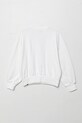 United Colors of Benetton hanorac de bumbac pentru copii 3UNIC10NT.G.Seasonal alb SS25