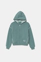 Dětská bavlněná mikina United Colors of Benetton s kapucí tyrkysová 3UNIC504T.G.Seasonal