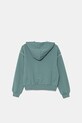 United Colors of Benetton hanorac de bumbac pentru copii 3UNIC504T.G.Seasonal turcoaz SS25