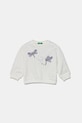 Детски памучен суичър United Colors of Benetton памук бял 3J70G10IY.P.Seasonal