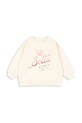 Konges Sløjd hanorac de bumbac pentru copii RHW X KS BELLA SWEAT GOTS KS103593 bej SS25