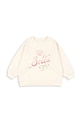 Konges Sløjd bluza bawełniana dziecięca RHW X KS BELLA SWEAT GOTS KS103593 beżowy SS25