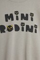 Detská bavlnená mikina Mini Rodini Mini Rodini Cats sivá 2512010597