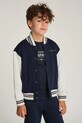 Tommy Hilfiger bluză copii uni bleumarin KS0KS00624.104.122.PPYA