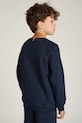 Chłopiec Tommy Hilfiger bluza bawełniana dziecięca KS0KS00626.128.176.PPYA granatowy