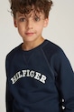 Tommy Hilfiger bluza bawełniana dziecięca granatowy KS0KS00626.128.176.PPYA