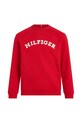 Detská bavlnená mikina Tommy Hilfiger bavlna červená KS0KS00626.98.122.PPYA