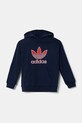 Παιδική βαμβακερή μπλούζα adidas Originals JC9128 σκούρο μπλε SS25