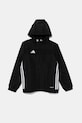 Detská mikina adidas Performance JD0629 čierna AW25