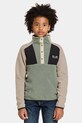 Didriksons bluza dziecięca YOKTO K 1/2 BTN bez kaptura zielony 505780