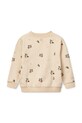 Băieți Liewood hanorac de bumbac pentru copii Thora Printed Sweatshirt LW19862 bej