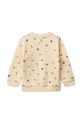 Liewood hanorac de bumbac pentru copii Thora Printed Sweatshirt LW19862 bej SS25