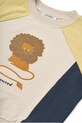 Liewood hanorac de bumbac pentru copii Aude Placement Sweatshirt galben LW19863