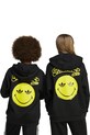 adidas Originals hanorac de bumbac pentru copii x Smiley World JD0428 negru