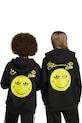 adidas Originals hanorac de bumbac pentru copii x Smiley World JD0428 negru