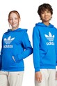 Dětská mikina adidas Originals s kapucí modrá JD1669