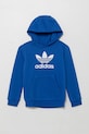 Dětská mikina adidas Originals JD1669 modrá SS25