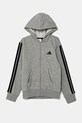 adidas bluza dziecięca JD6493 szary SS25