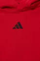 adidas felpa per bambini rosso JE1369