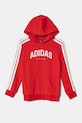 adidas bluza dziecięca JM7357 czerwony SS25