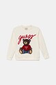 Дитяча бавовняна кофта Guess без капюшона бежевий H5RT01.KAD74.PPYA