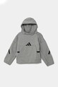adidas felpa per bambini IN6063 grigio SS25