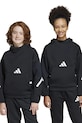 Παιδική μπλούζα adidas με κουκούλα μαύρο IS6916
