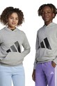Дитяча кофта adidas з капюшоном сірий JC9669