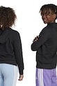 Dětská mikina adidas JC9667 černá