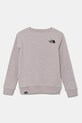 The North Face bluza dziecięca TEEN SIMPLE DOME CREW NF0A8AXY1OA1 szary SS25