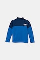 The North Face bluza copii TEEN HIKE MIDLAYER FZ NF0A8AY559J1 albastru SS25