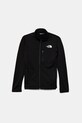 The North Face gyerek felső TEEN HIKE MIDLAYER FZ elasztánnal fekete NF0A8AY5JK31