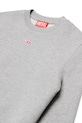 Хлопчик Дитяча бавовняна кофта Diesel SGINND OVER SWEAT-SHIRT J02234 сірий