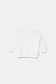Βαμβακερή μπλούζα μωρού Marni MS304B SWEAT-SHIRT M01405 λευκό SS25