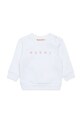 Βαμβακερή μπλούζα μωρού Marni MS319B SWEAT-SHIRT χωρίς κουκούλα λευκό M01437