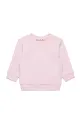 Pamučna dukserica za bebe Marni MS319B SWEAT-SHIRT print roza M01437