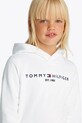 Tommy Hilfiger hanorac de bumbac pentru copii KS0KS00205.104.122.PPYA alb