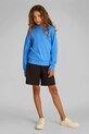 Calvin Klein Jeans hanorac de bumbac pentru copii uni albastru IU0IU00266.104.116.PPYA