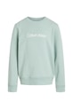 Calvin Klein Jeans hanorac de bumbac pentru copii IU0IU00680.PPYA turcoaz SS25