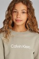 Calvin Klein Jeans gyerek melegítőfelső pamutból IU0IU00680.PPYA zöld