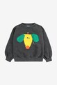 Детская хлопковая кофта Bobo Choses Happy Dog 125AC035 чёрный SS25