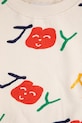 Chłopiec Bobo Choses bluza bawełniana dziecięca Smiling 125AC037 biały
