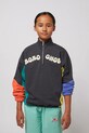 Bobo Choses bluza copii Wavy print negru 125AC046